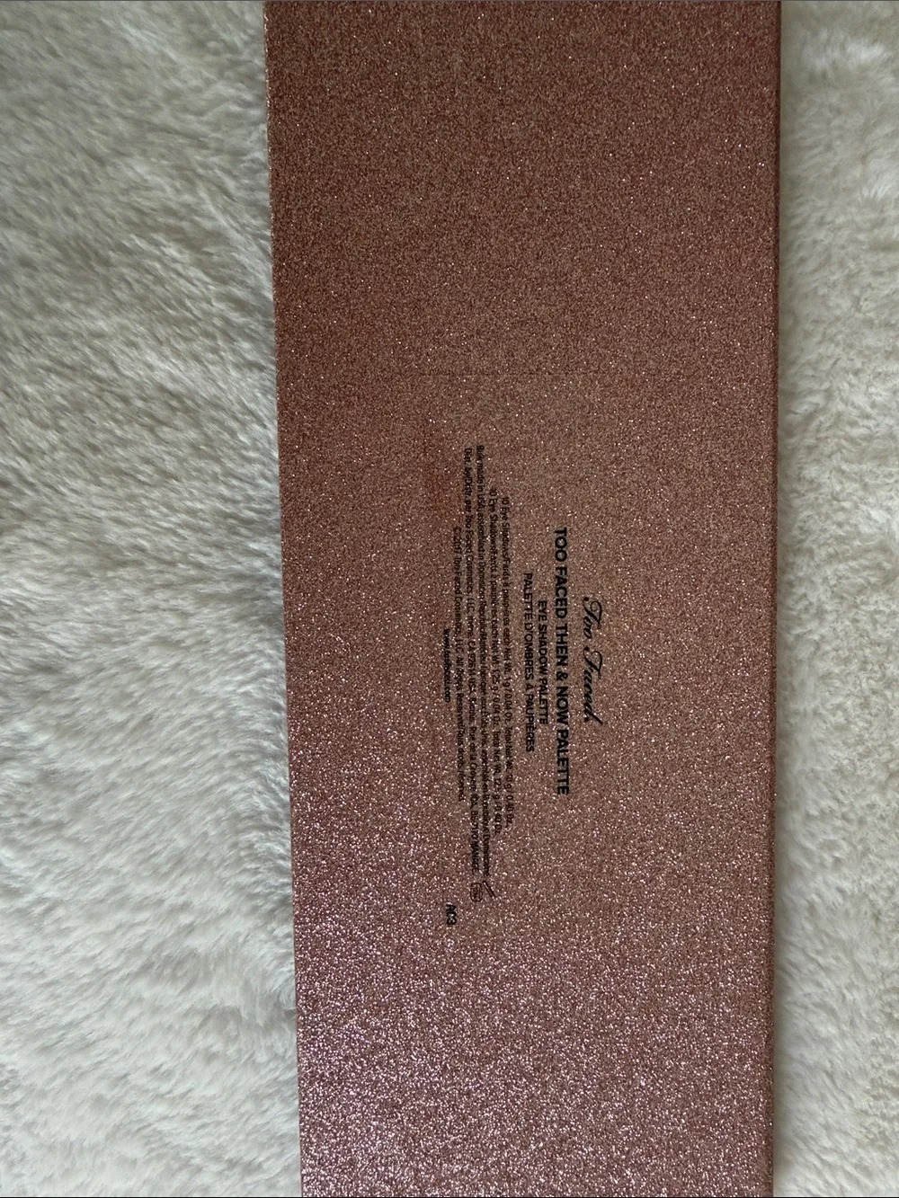 Never Used Too Faced Pink Rose Gold Glitter Eye Wall Art Celebrating 20 years !!